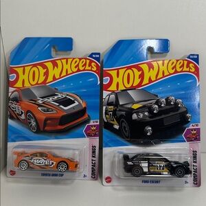 Hot Wheels Compact Kings Series – Toyota GR86 Cup & Ford Escort – Diecast Lot